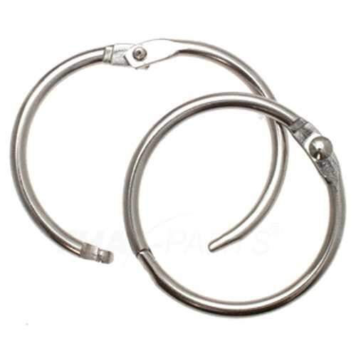 BKL Key rings 31 mm tack rings Hinged to open 1 Letzshop