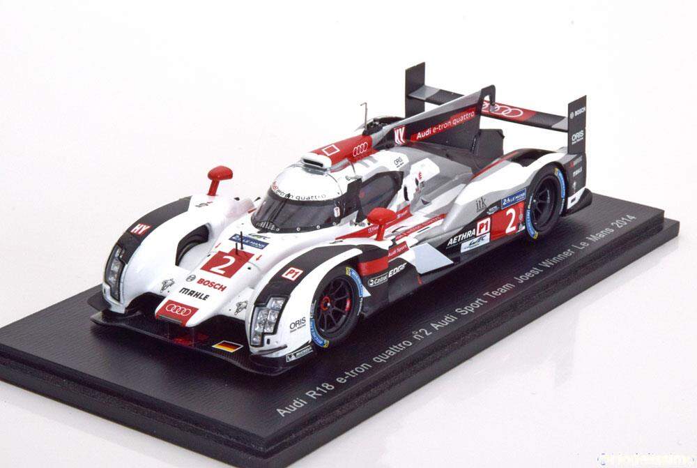 スパーク　1/43 Audi R18 e-tron quattro 2014 Spark 1:43 Audi R18 e-tron quattro #1 2th 24h LeMans 2014