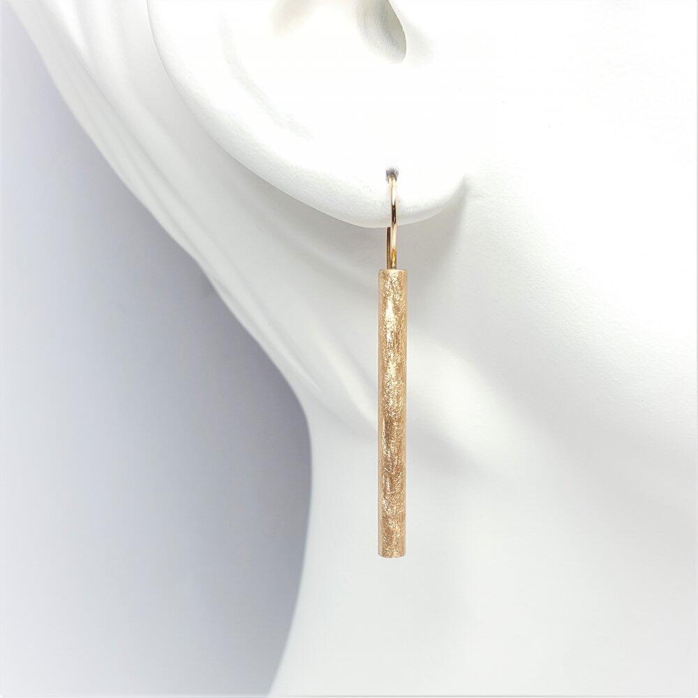 Earrings in 18 ct pink gold.