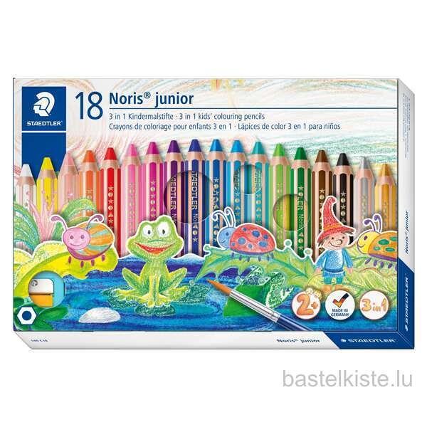 Staedtler Crayons pour enfants Noris JUNIOR set de 18