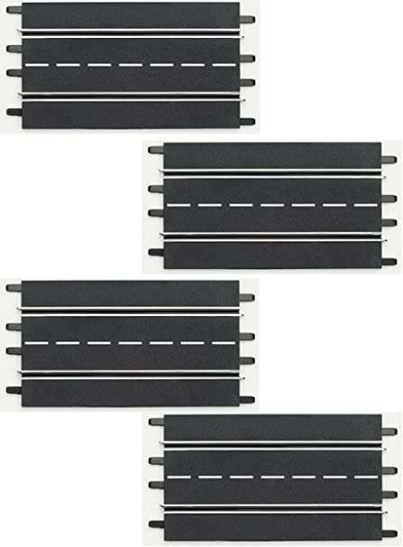 Lignes Droites Standard Carrera 20509 (x4) - Circuit Slot 12V, 8-11 Ans - Neuf Jamais Utilisé Avec Clips