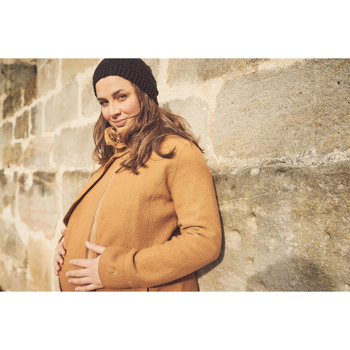 Manteau laine sale bio