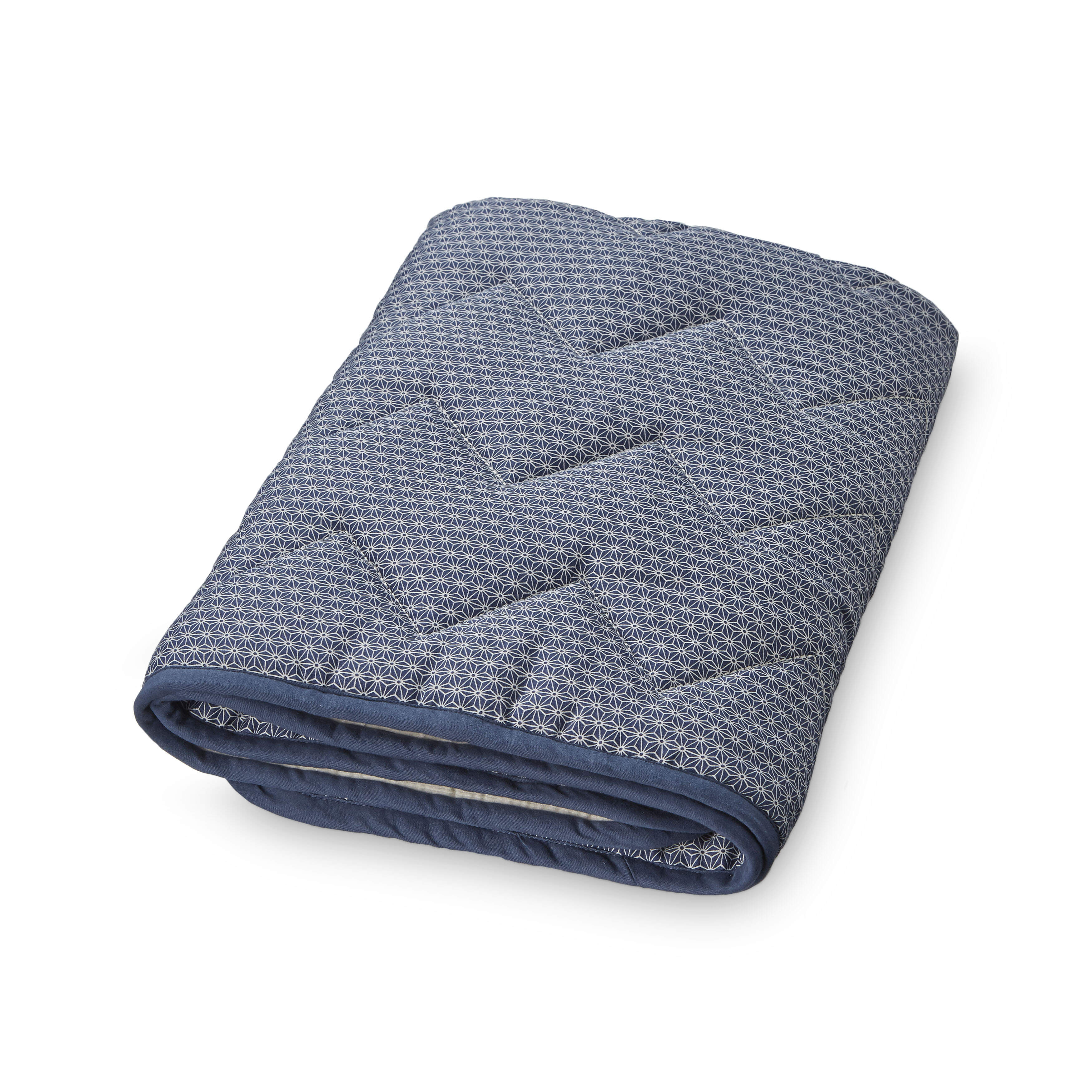 Cam Cam Sashiko Blue Blanket 100 x 100 cm Letzshop