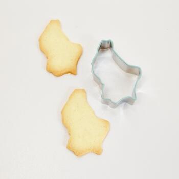 Blaue Ausstechform für Plätzchen - Luxembourg Cookie Cutter 