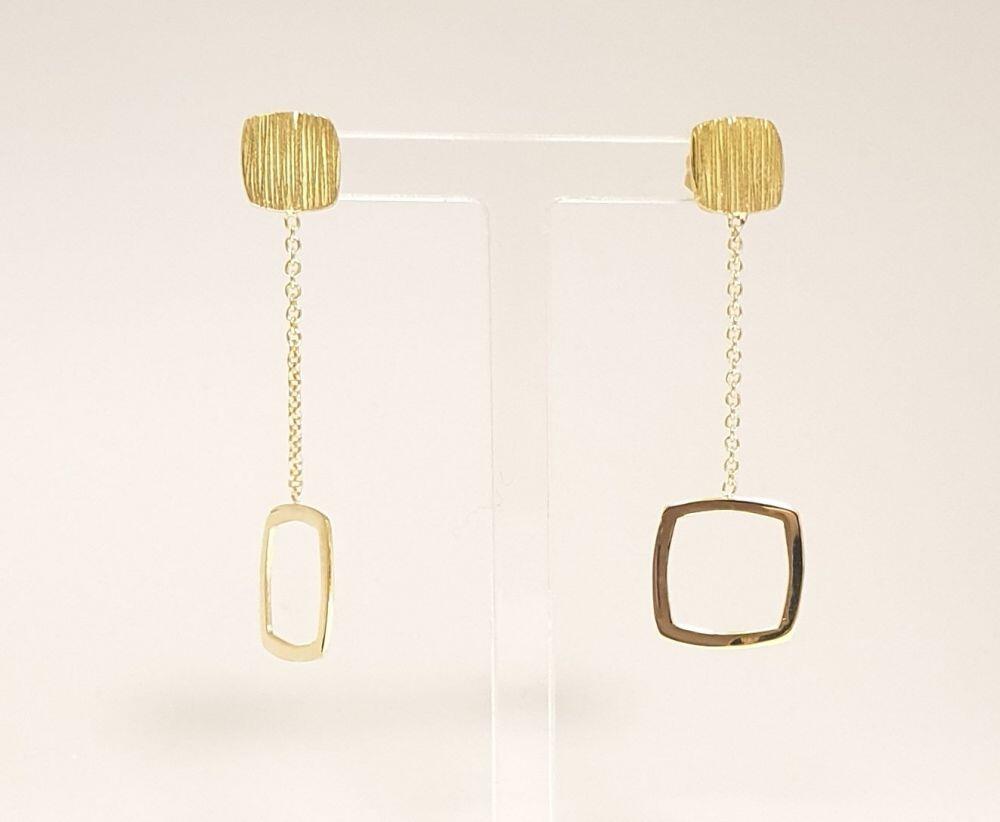 # Yellow gold pendant earrings: 213€ regular price + 2.9gr yellow gold