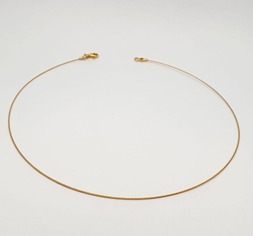 # Yellow gold necklace