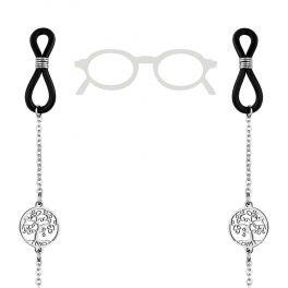 # Chaine de lunette acier motif arbre de vie 69CM