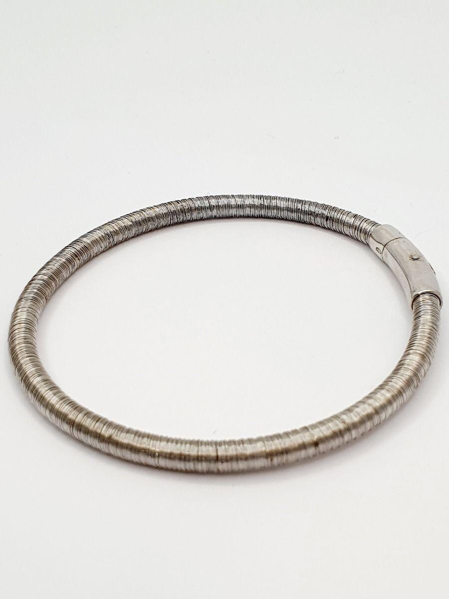 # Bracelet silver multi-wire semi rigid