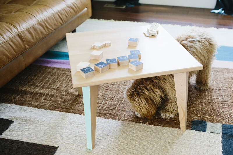 Mini low best sale table