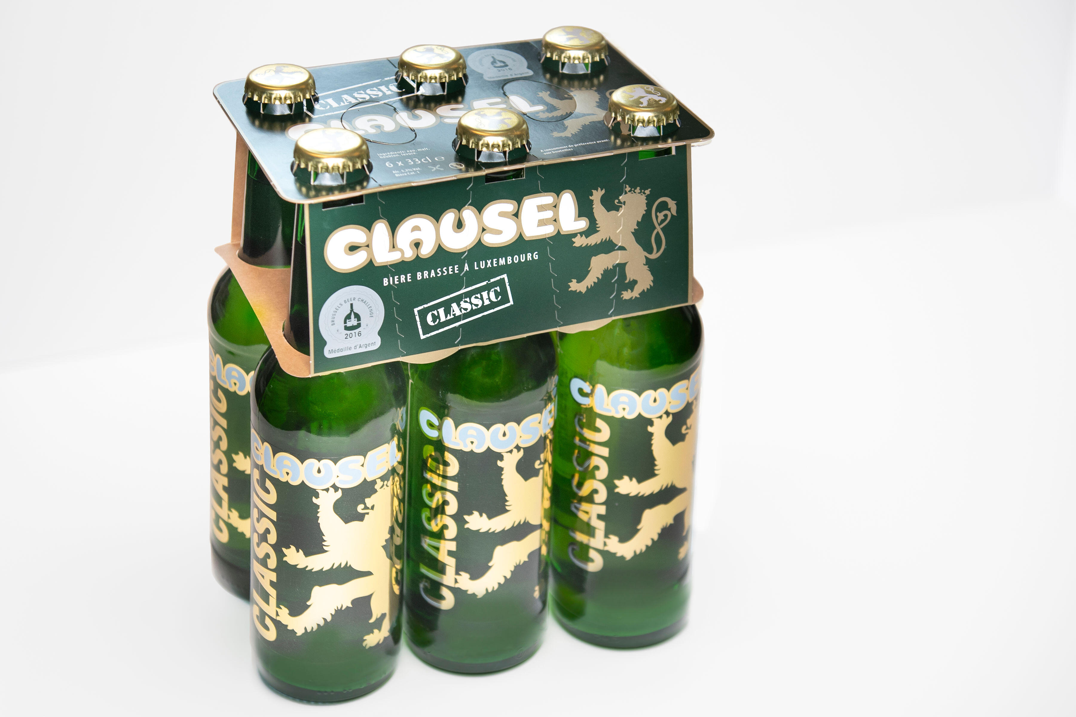 Clausel Classic bottle case, 24 bottles, 33 cl each