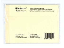 Cartes de vœux et de correspondance Holzpost