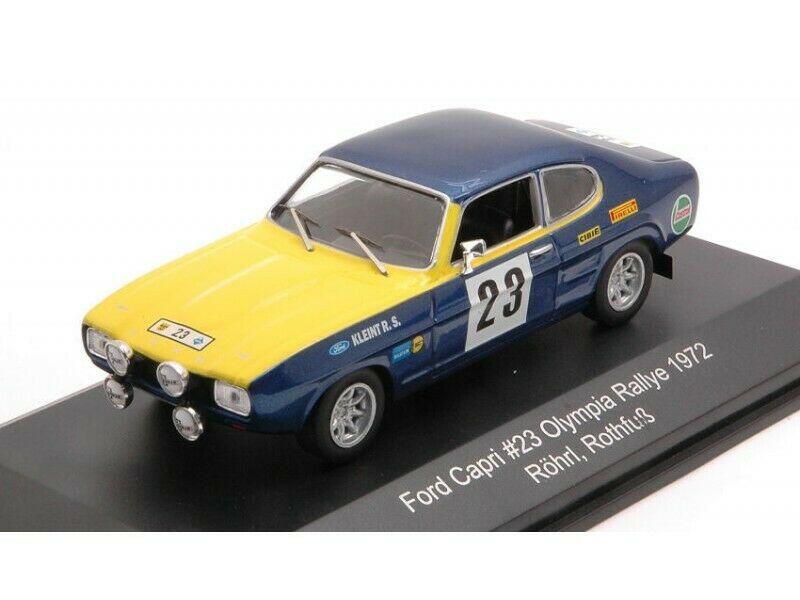 Ford Capri 2600 Rally Bavaria 1971 Rohrl-Marecek 1:43 TROFEU DSN241 Ford Capri 2600 Rally Bavaria 1971 Rohrl-Marecek 1:43 TROFEU DSN241