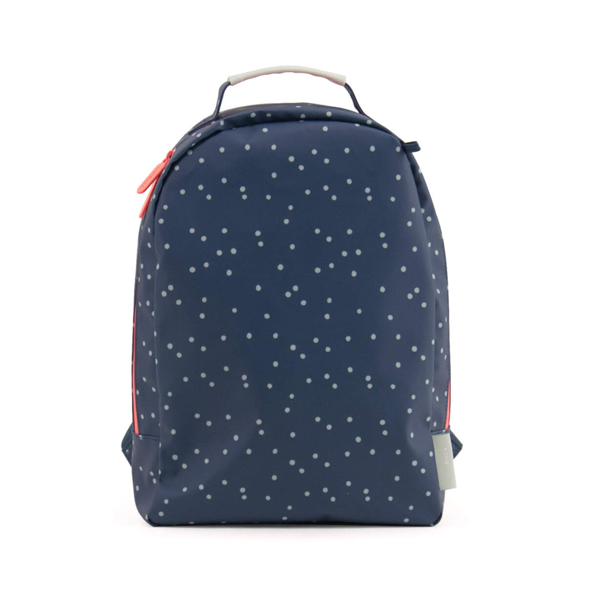 Blue and white backpack discount