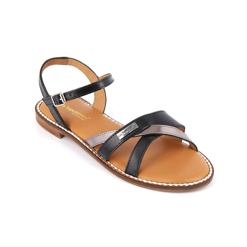 Tropeziennes noires et on sale or