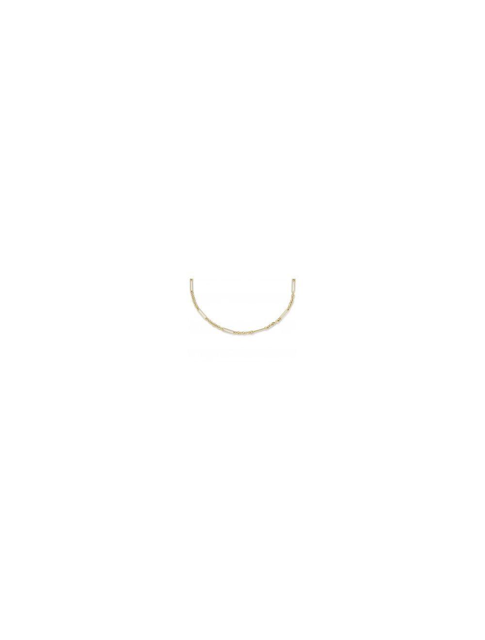 # Yellow gold chain necklace 60cm