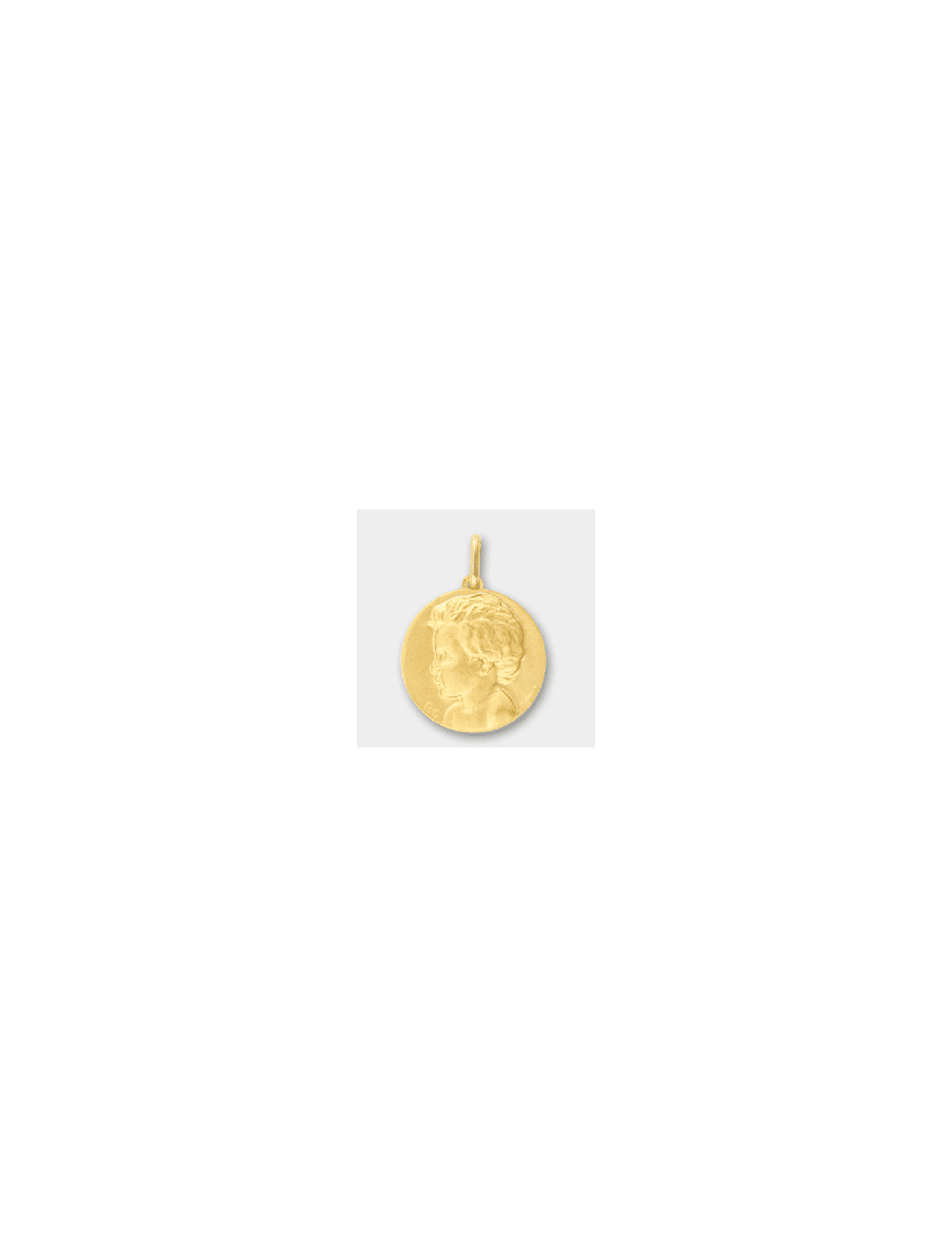 # Medal child yellow gold 1.5cm