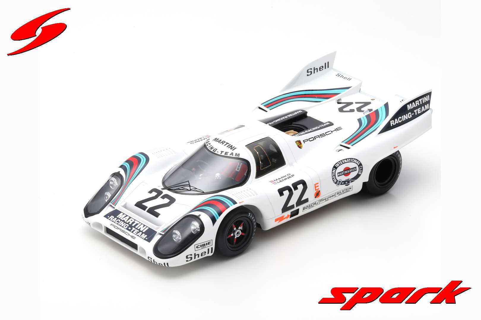 【brumm】限定500 Porsche 917 #22Le Mans 1971 brumm】Limited Edition 500 Porsche 917 #22 Le Mans 1971