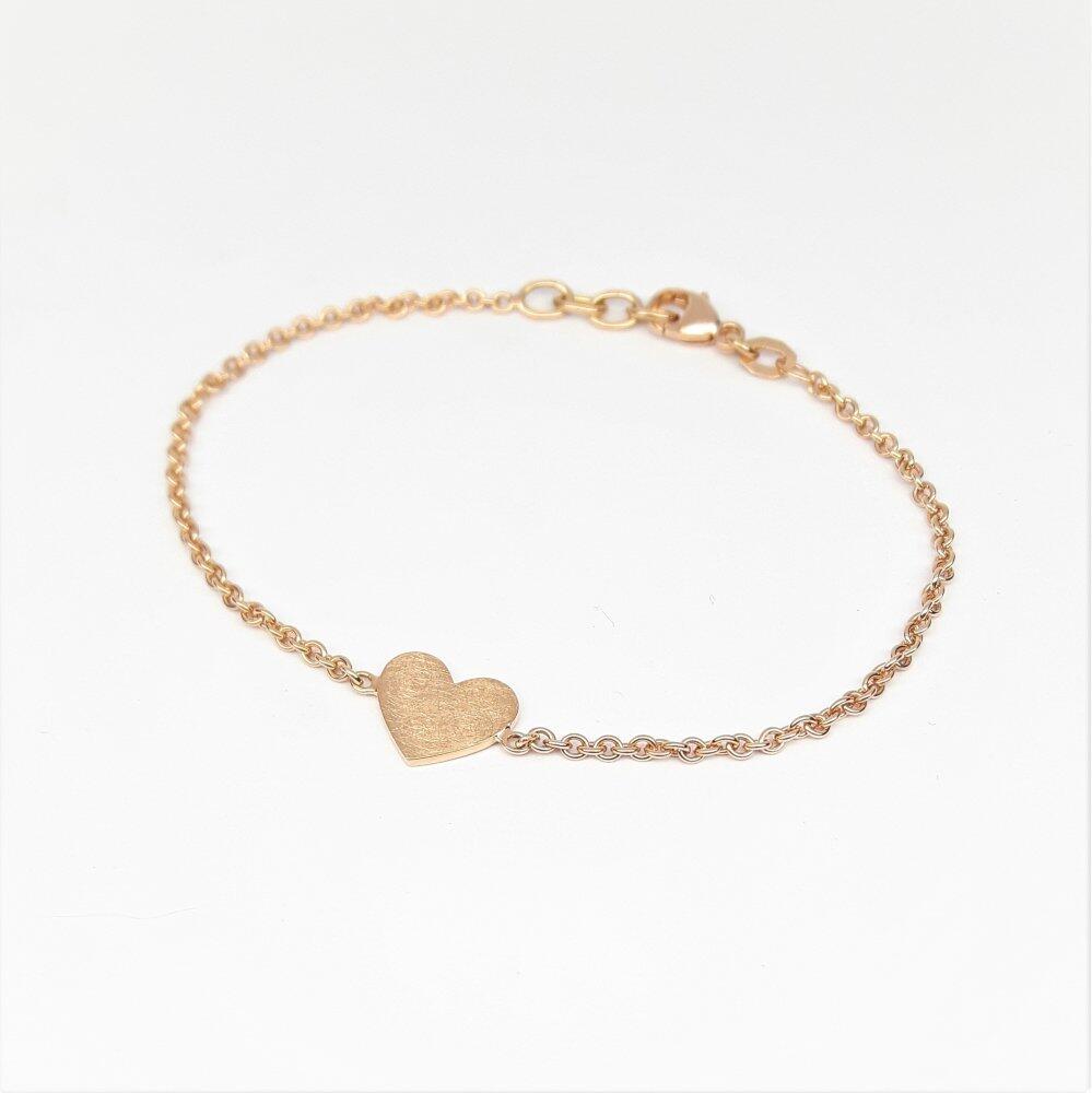 Bracelet "Heart", 18kt rose gold.