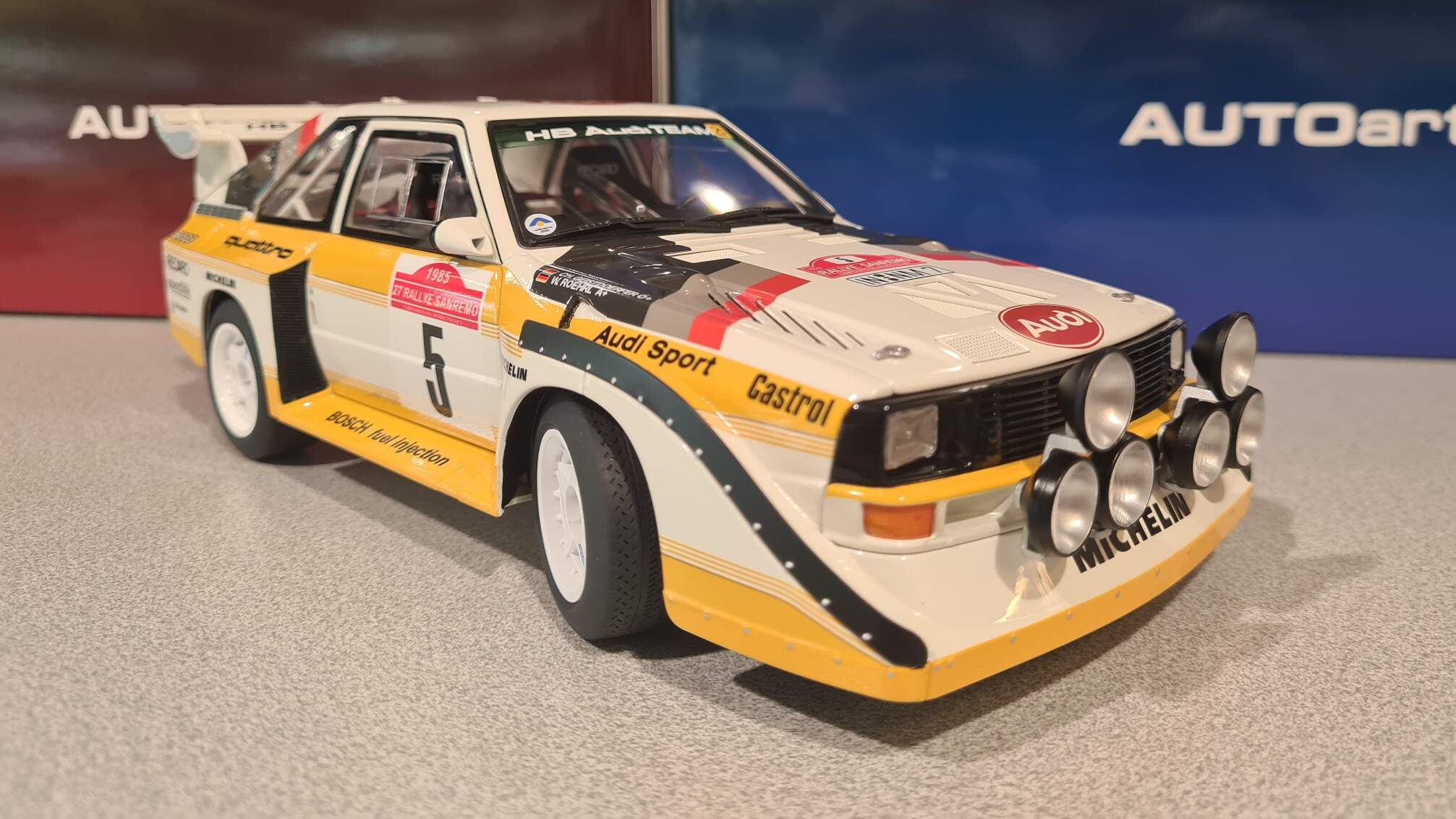 Ganador rally San Remo 1981: Audi Quattro se lleva la victoria