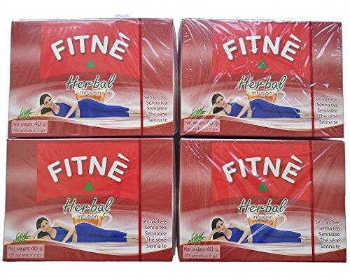 FITNE Fitne Rouge Herbal Infusion Lot de 4 boîtes = 160g