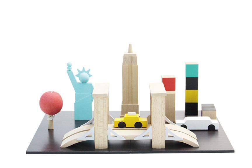 Kiko Wooden Toy Town Machi City New York Letzshop