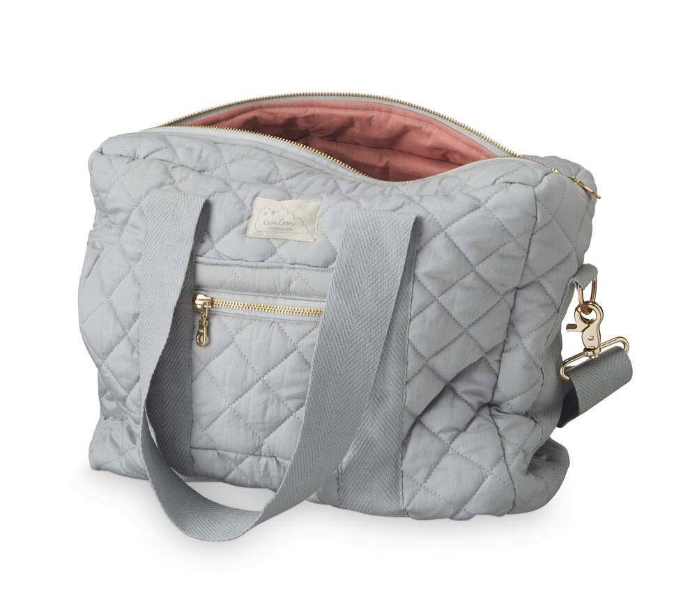 Cam Cam Diaper bag with quilted pattern gray Letzshop
