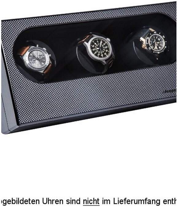 Augusta Augusta Watch winder for three watches carbon Letzshop