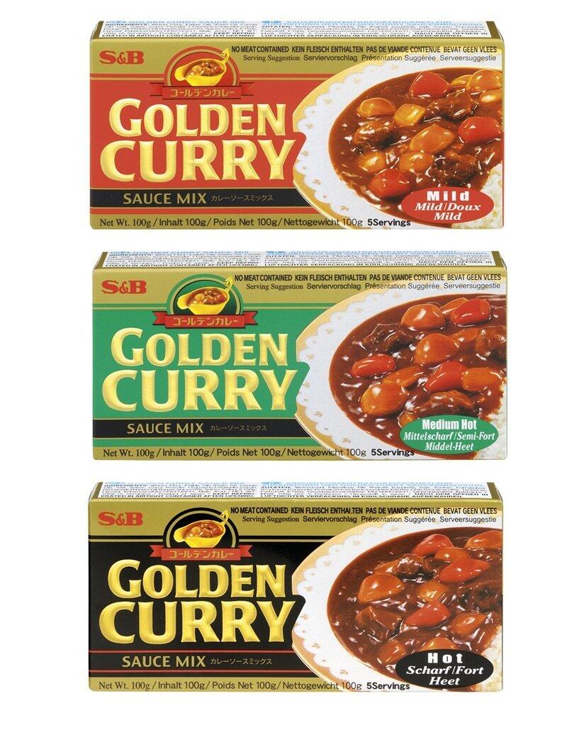 golden curry, curry japonais doux