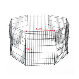 Parc à Chiots 3x3x1.8m ou 1.5x4.6x1.8m, enclos pour chiens, chenil d' extérieur, enclos d'exercice cage pour chiens