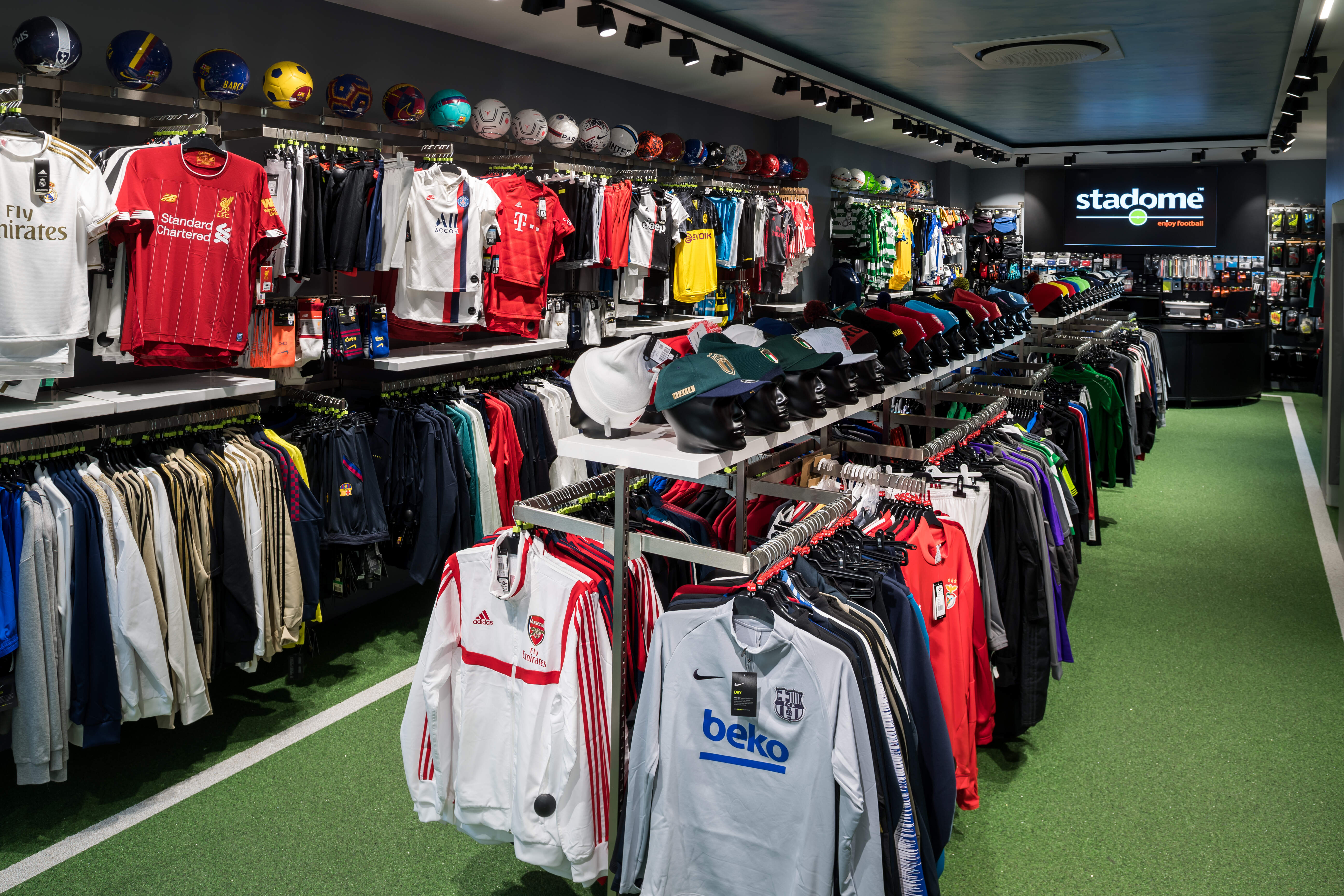 Magasin shop de foot