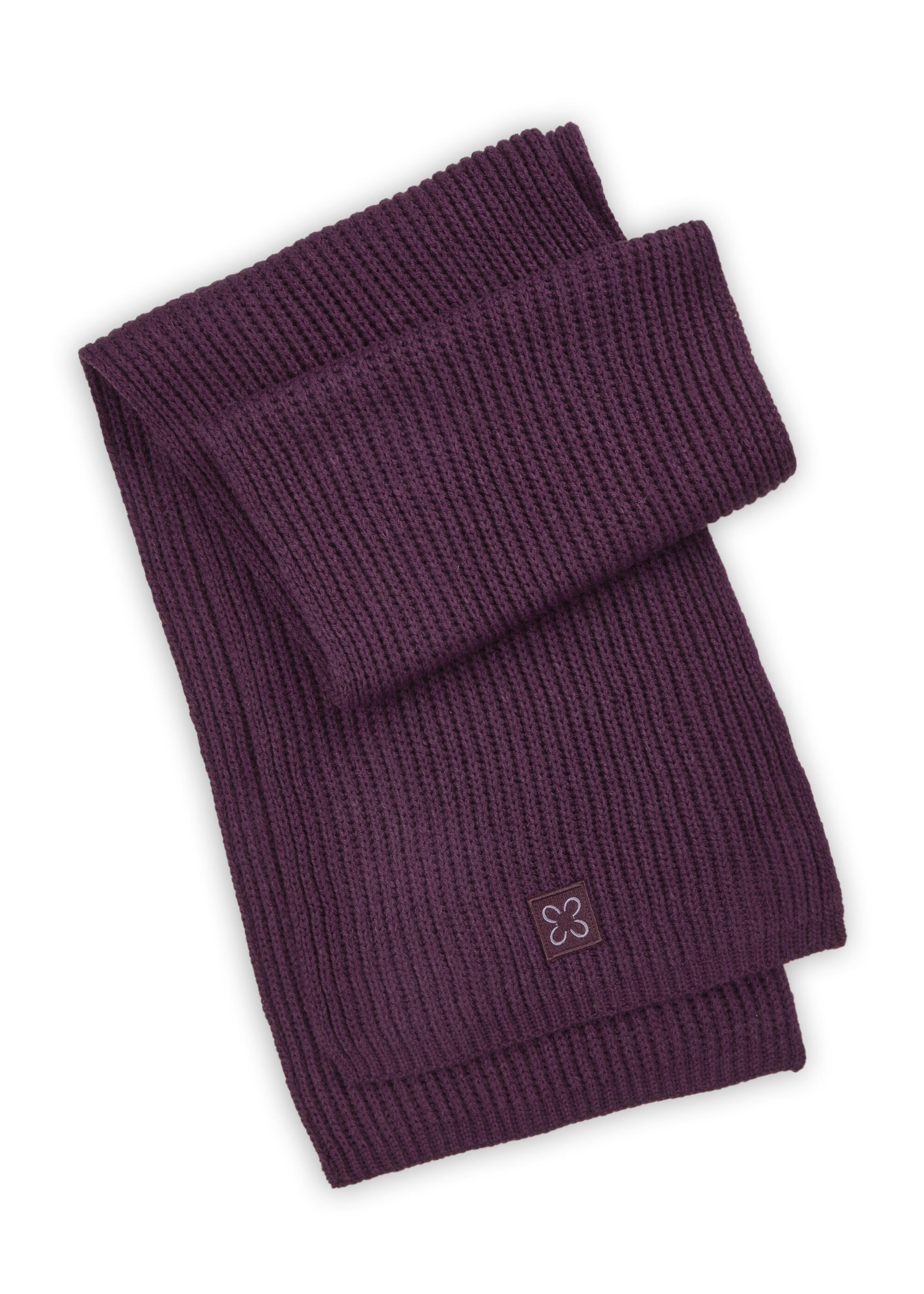 Codello Lifestyle Accessories Gmbh Lila Schal In Weicher Wollmischung Aus Rippenstrick - Gr. - One Size