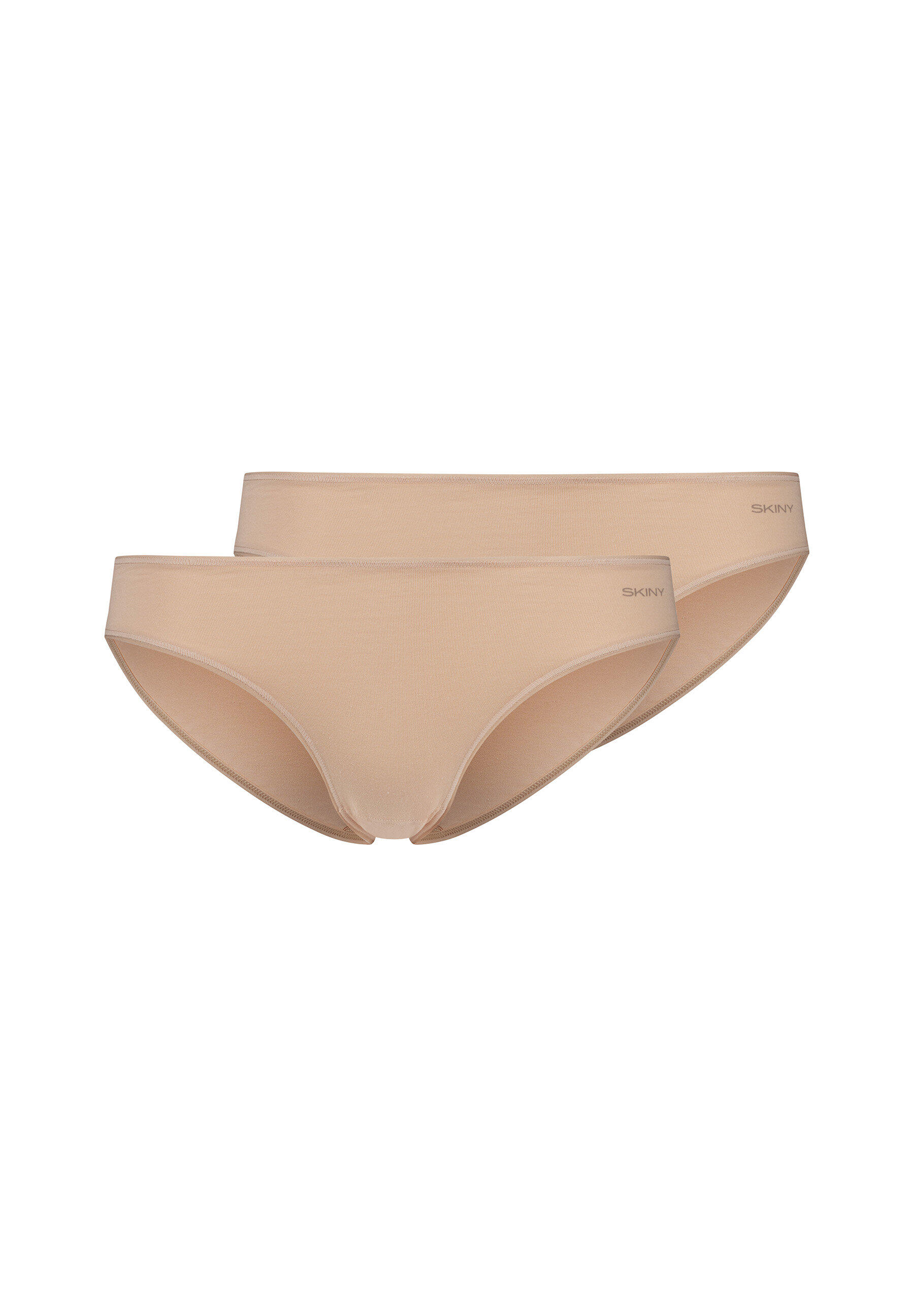 Skiny Damen Beige - Rio Slip Doppelpack Advantage Cotton Stretch - Gr. - 40
