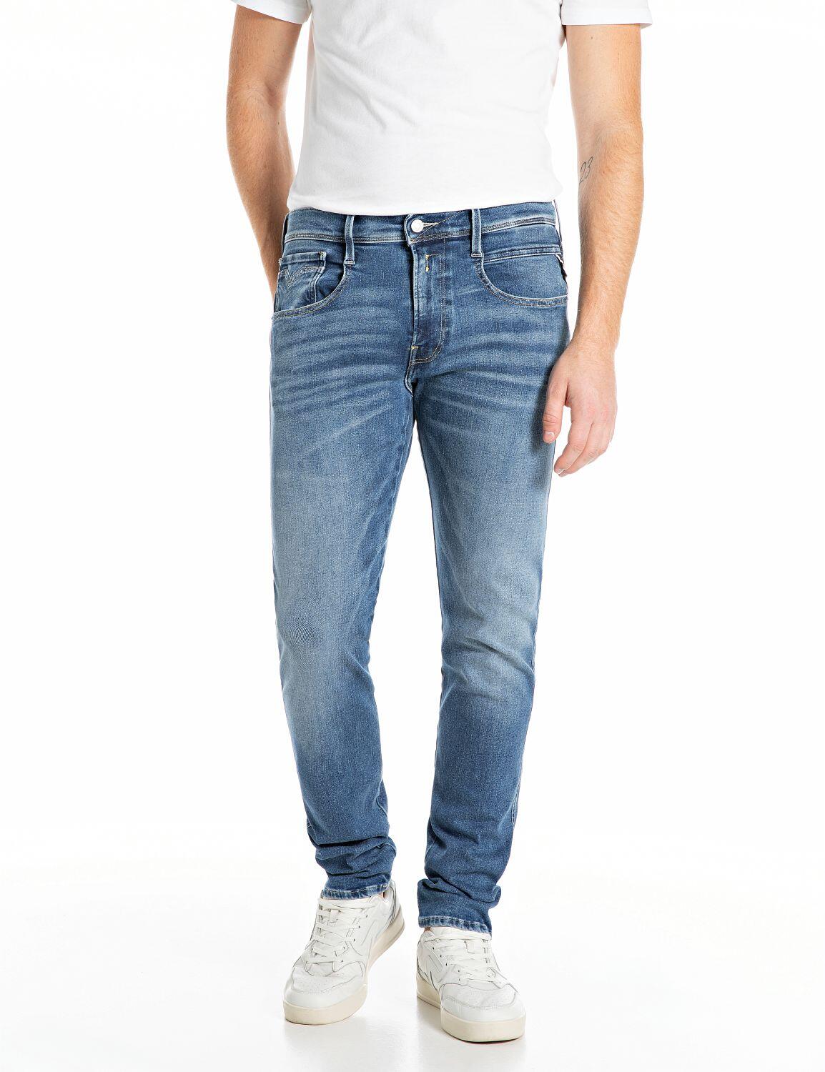 Replay - Anbass Slim-Fit Jeans - Jeans - Herren - Blau - W33 - Bild 4