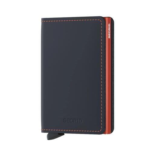 Secrid, Unisex, Portemonnaie, Slimwallet Matte, Blau, Orange, Schwarz - Bild 3