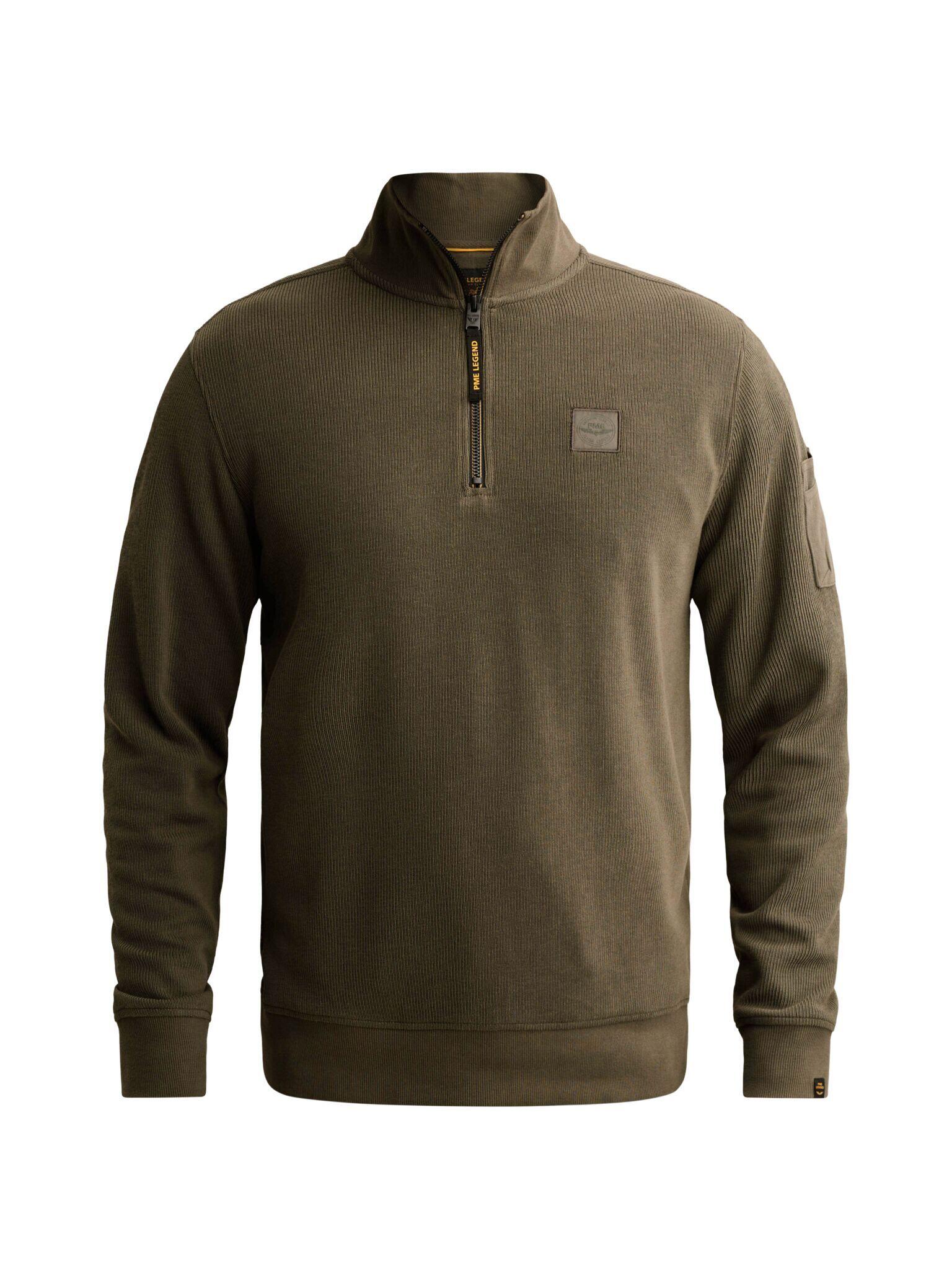 PME Legend Half-Zip Pullover Olive Grün Größe XXL - Bild 3