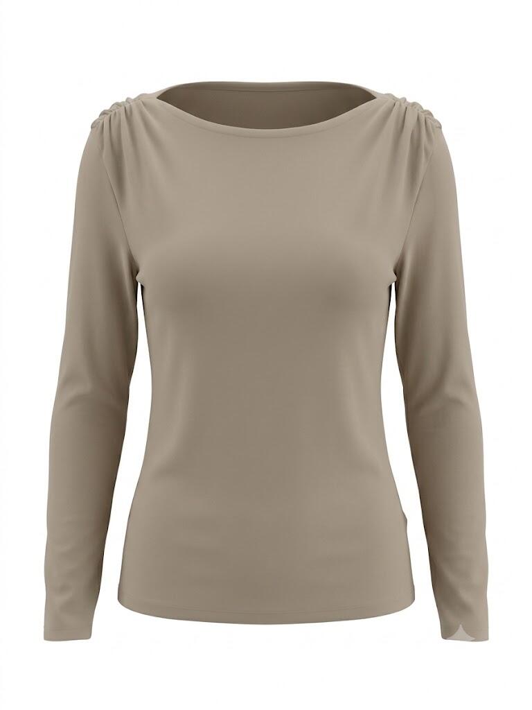 Mango - T-Shirt Lilobar, Chocolate - Gr. - L