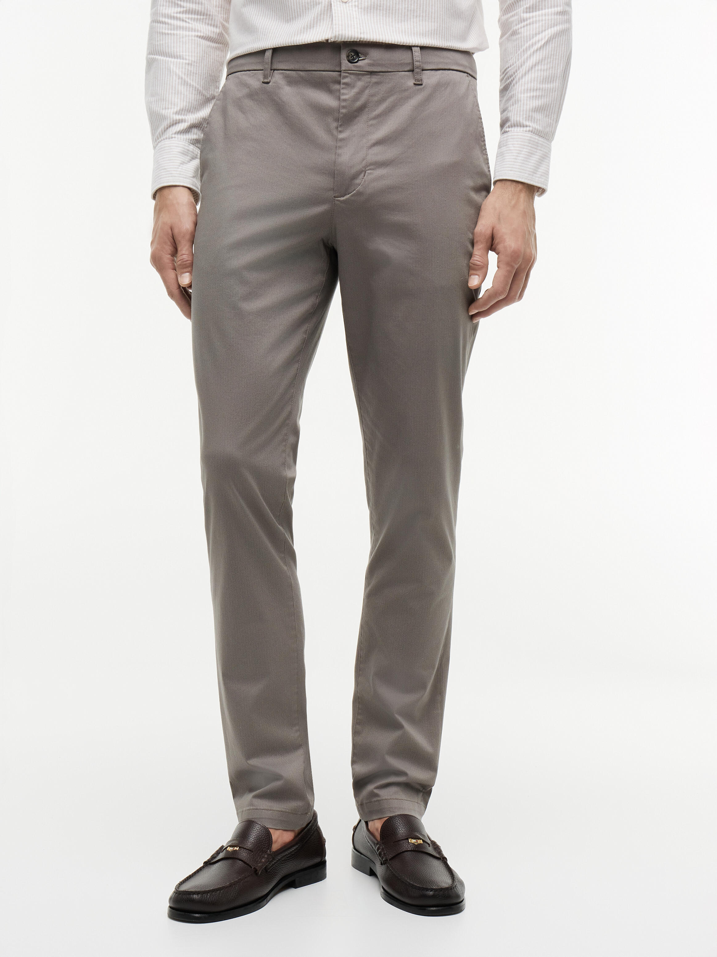 Tommy Hilfiger - Herren - Chino Bleecker - Slim Fit - 32/32 - Hellgrau - Bild 3