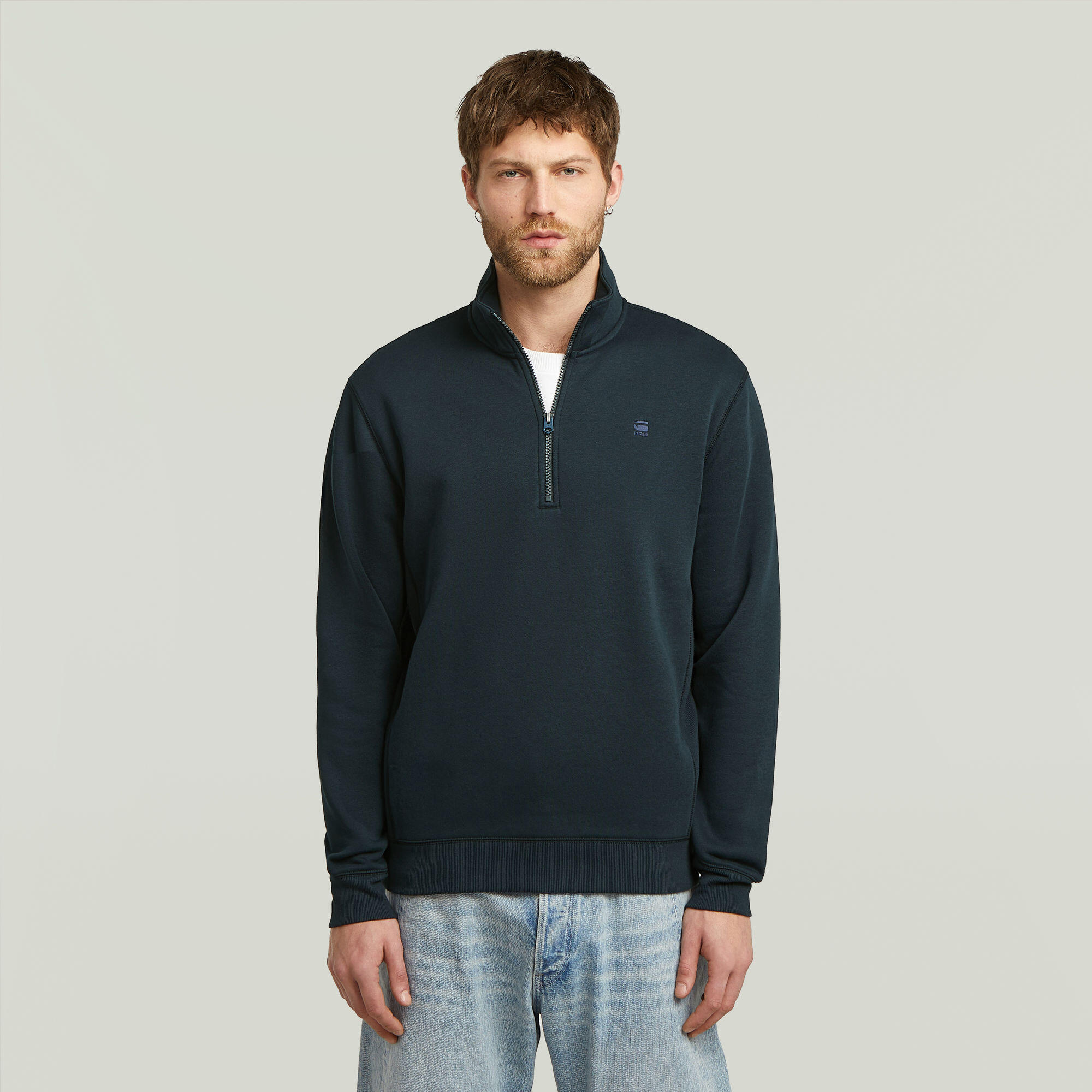 G-Star - Premium Core Half Zip R Sw L\S Salute - Gr. - S - Bild 3