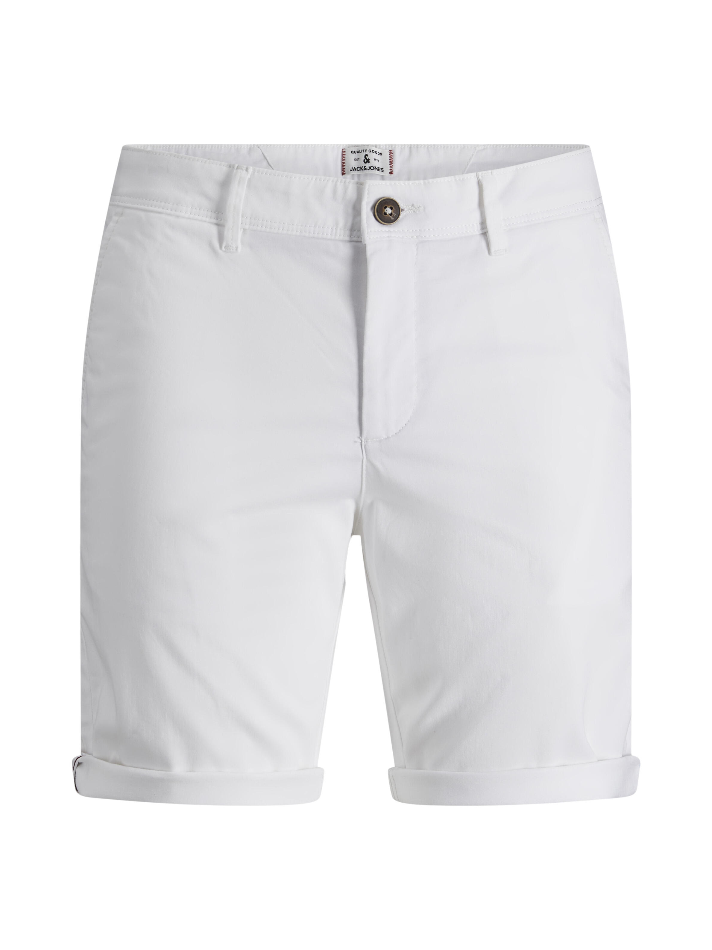 Jack & Jones Herren Weiß "Bowie Shorts" Mit Aufschlag erhältlich in Größe von Baur - Bild 3