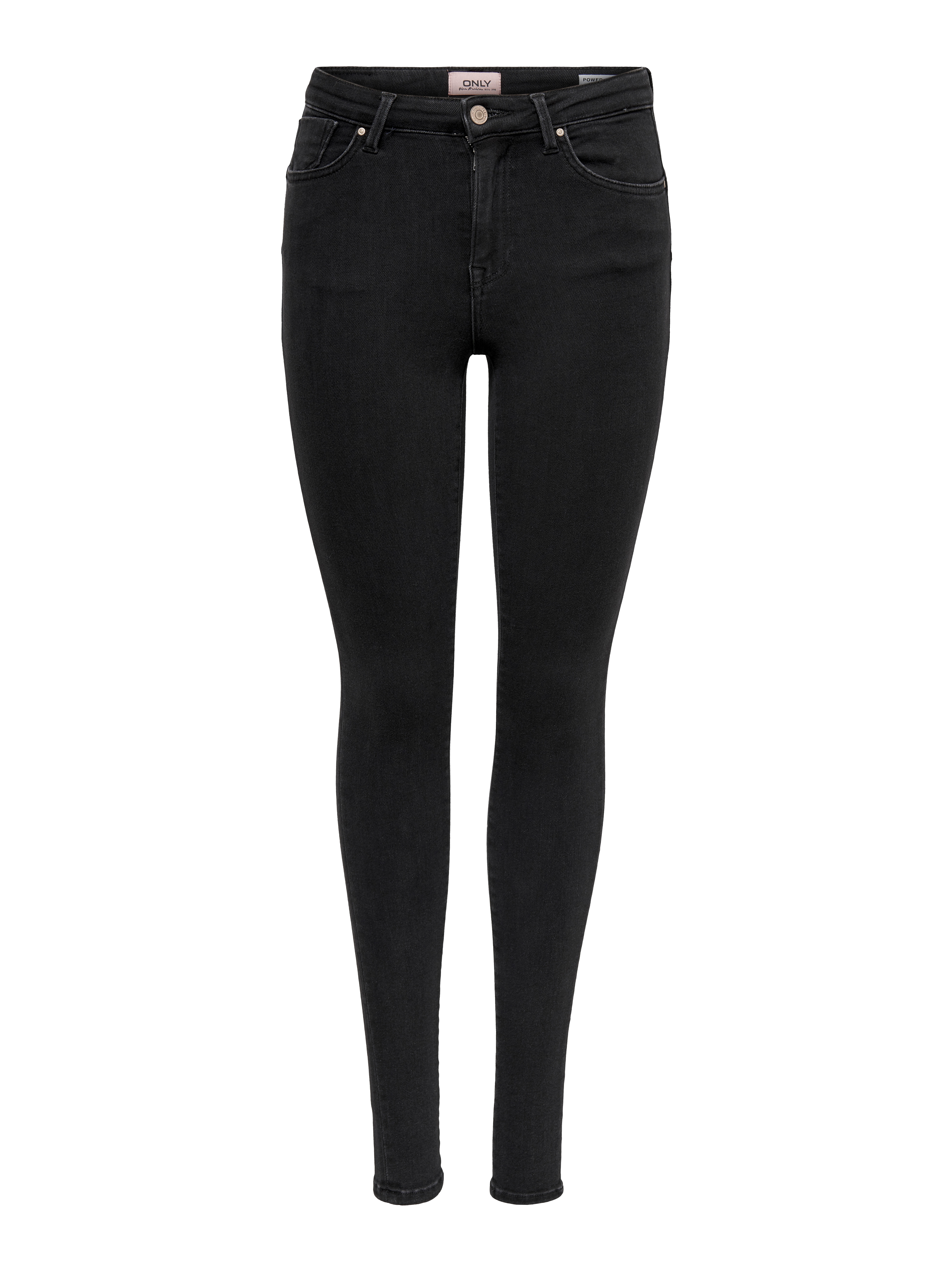 ONLY Damen Onlpower Life Mid Ph Up Sk Bb 3659 Noos Jeans, Schwarz, S / 34L EU - Bild 4