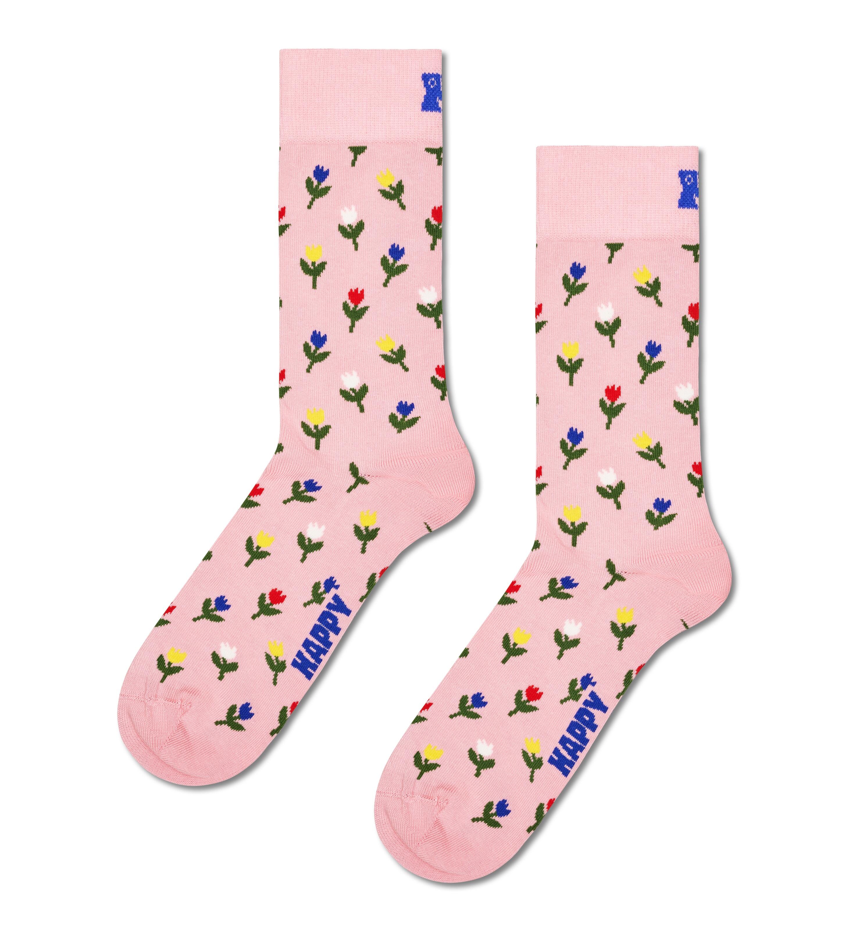 Happy Socks Rosa - Mini Tulip Sock - Gr. - 38