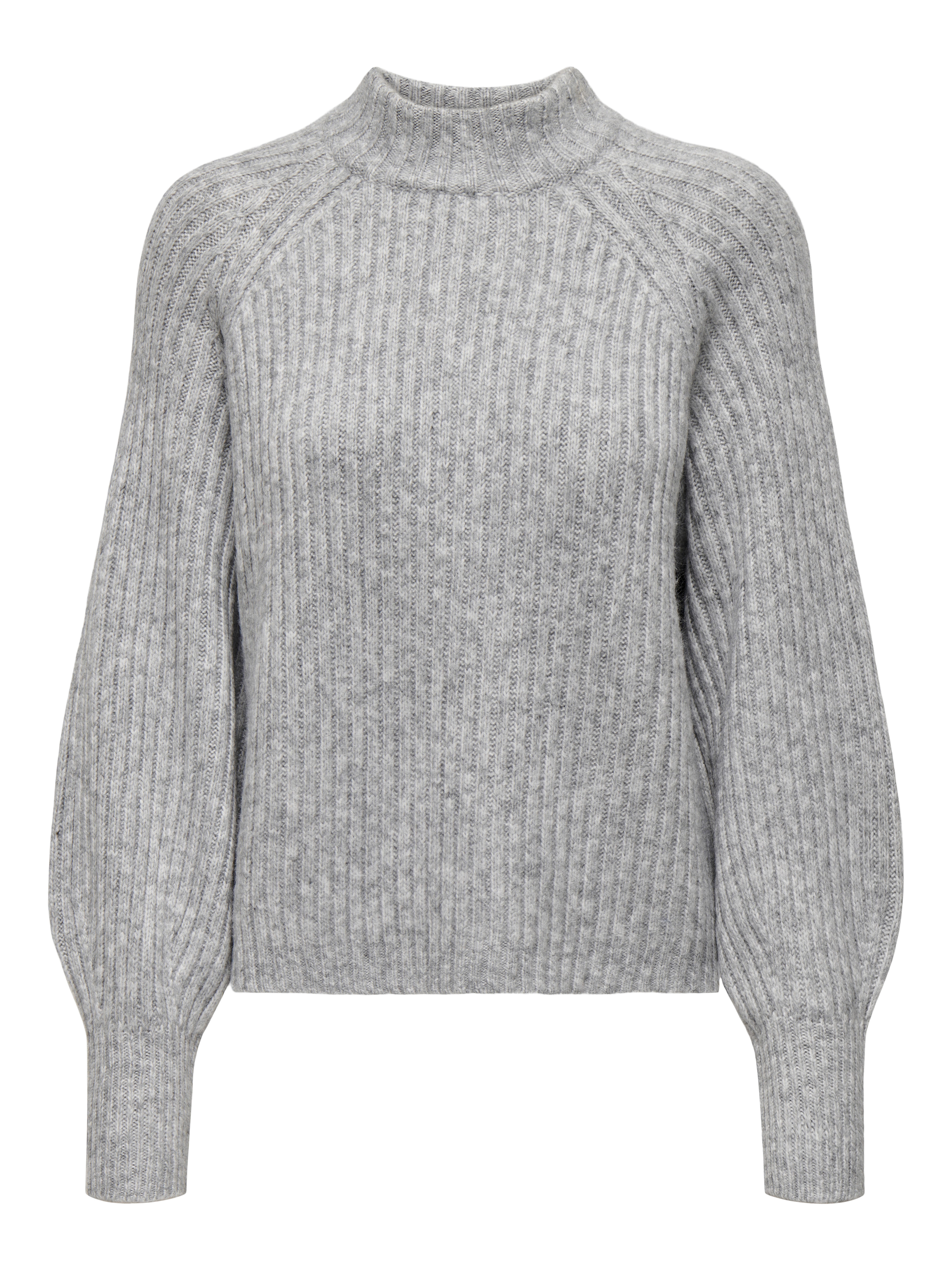 Only - Onlkalibu L/S Pullover Knt Noos Light Grey Melange - Gr. - Xs