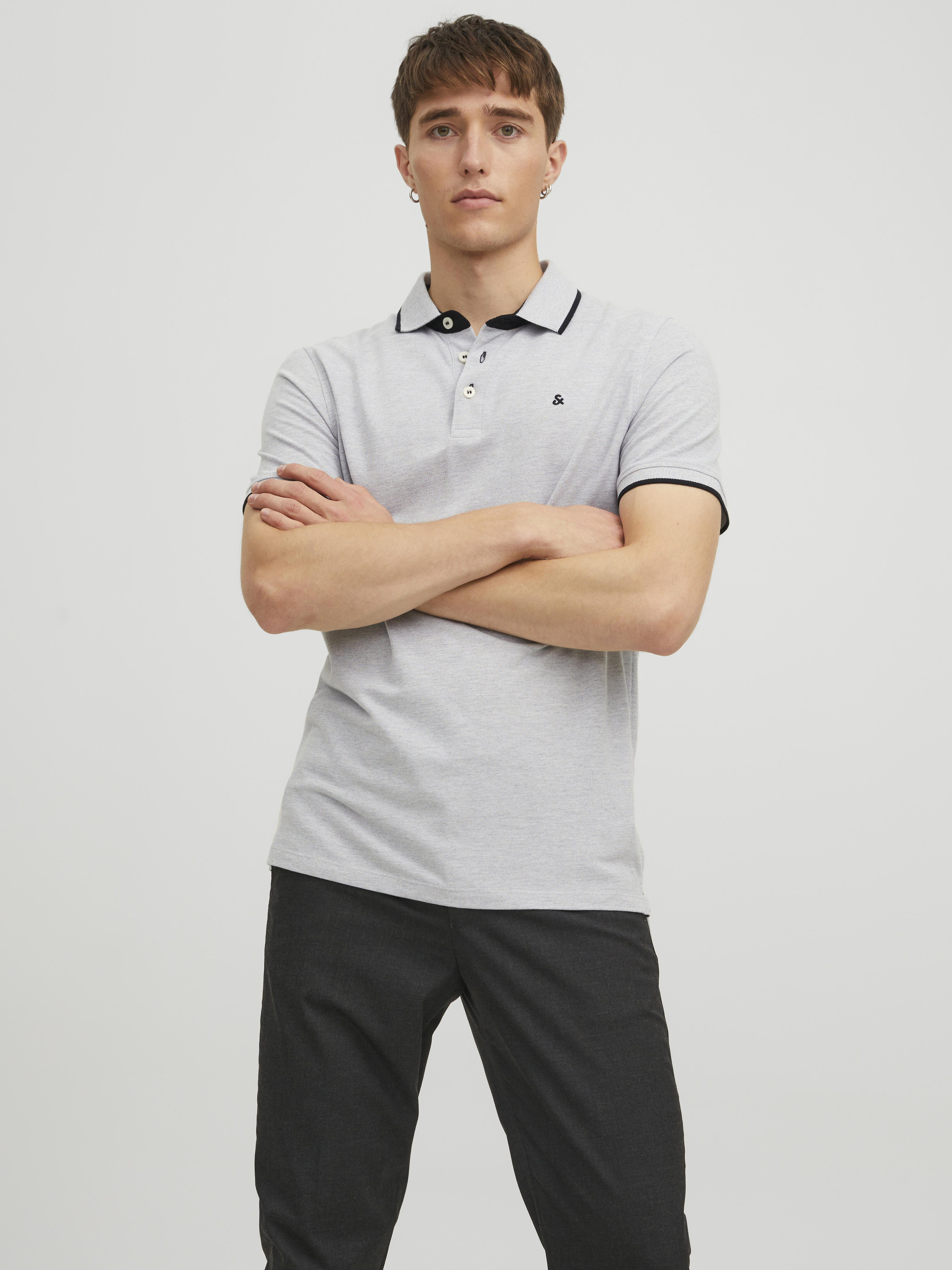 Jack & Jones, Herren, Shirts, Paulos, Grau, (L) - Bild 7