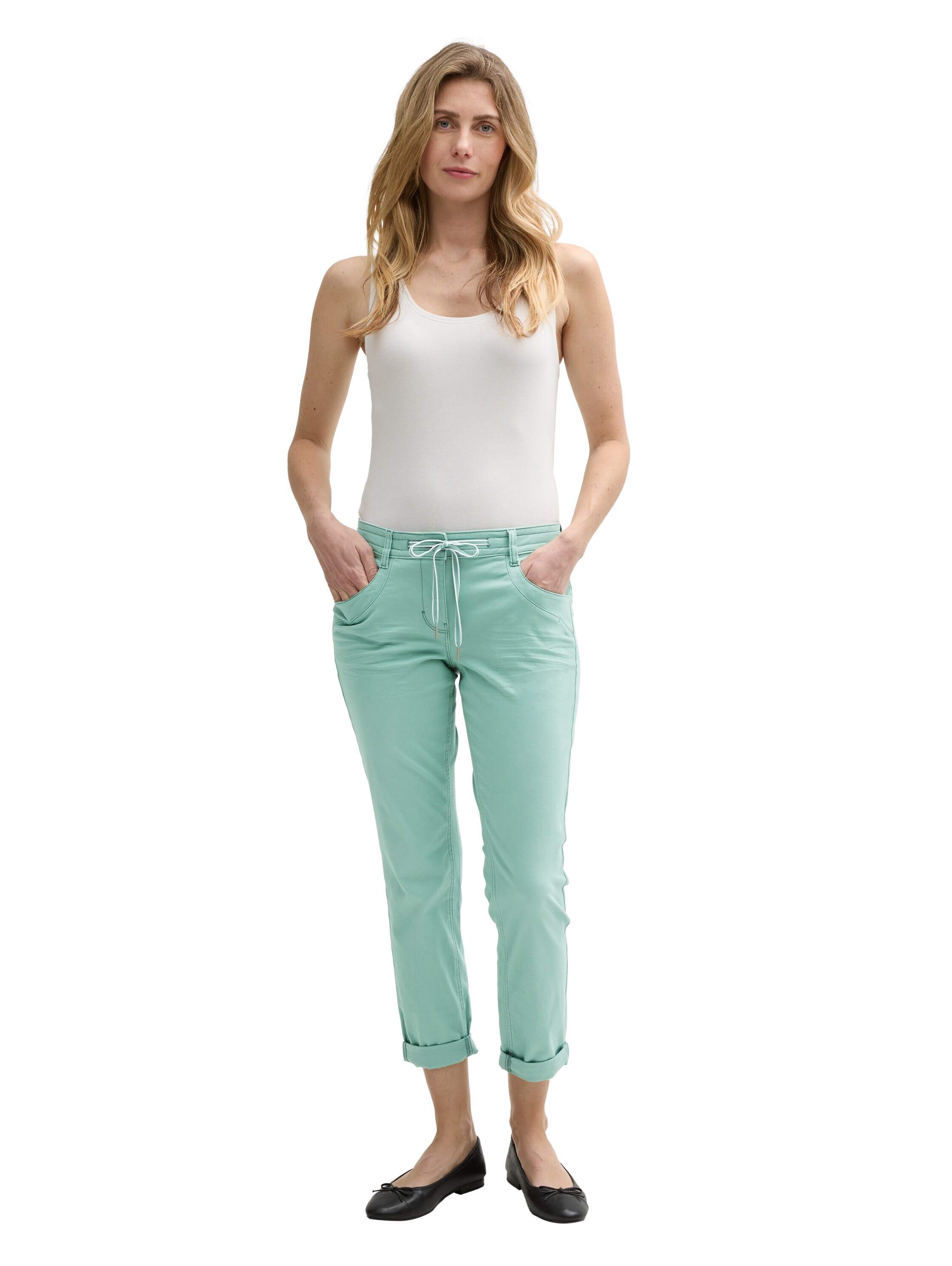 TOM TAILOR Damen Hose Im Relaxed Fit – Bequem, Gestreift & Mit Kordelzug