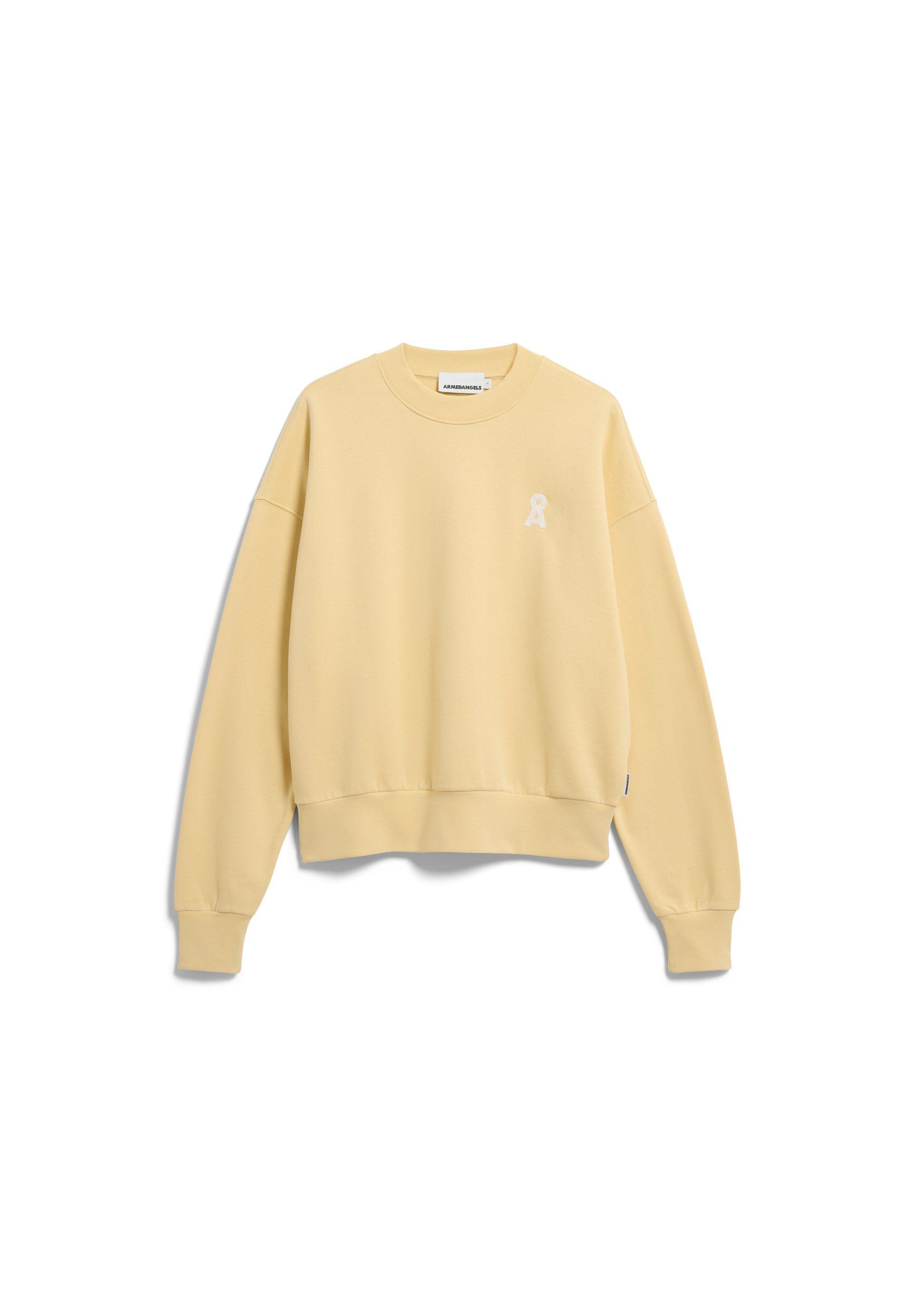 VAN GRAAF Armedangels Damen Zitrone Sweatshirt Baumwolle Gelb, Klein - Bild 3