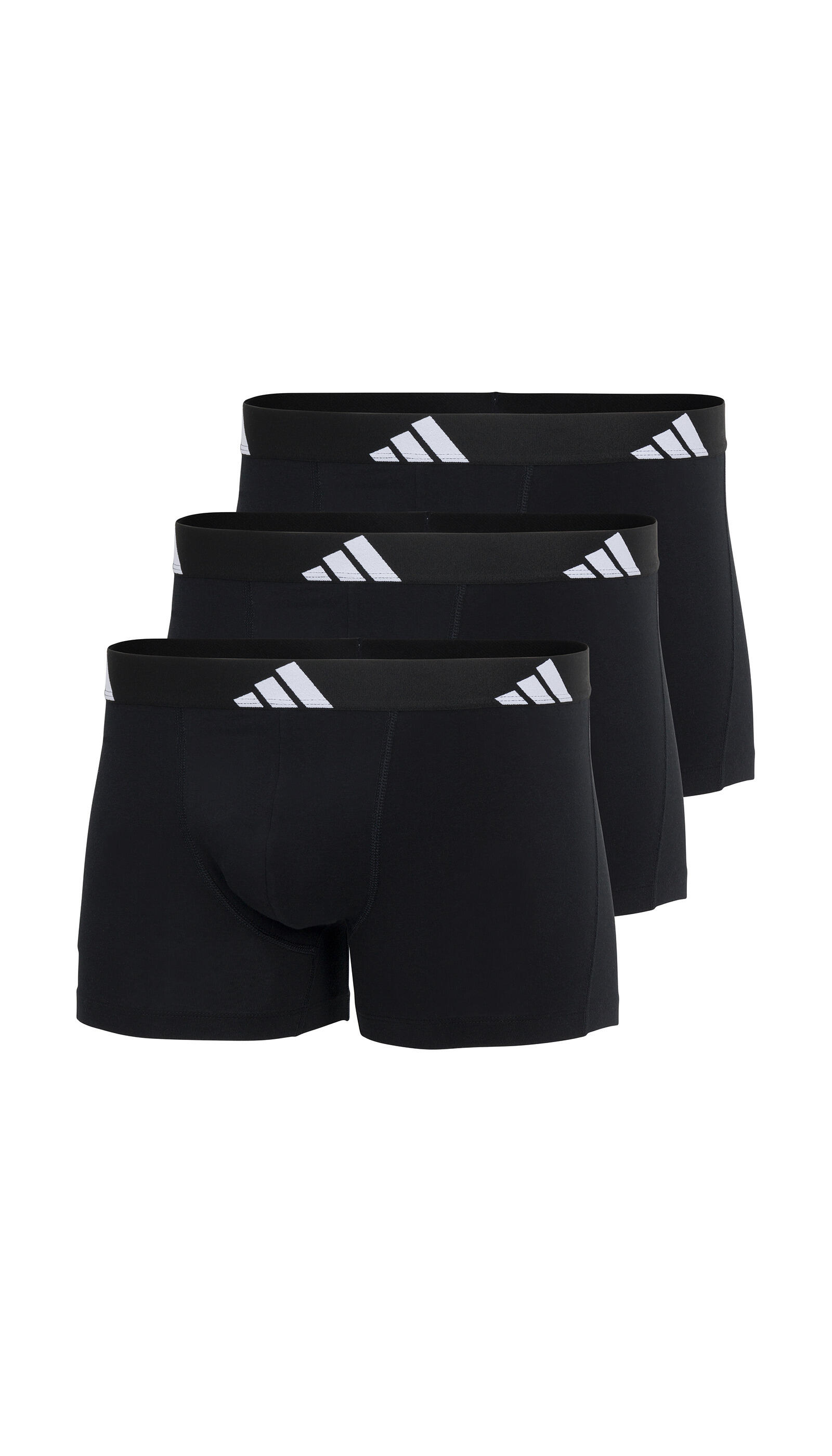 Adidas Herren Schwarz Trunk 3Pk Unterhose - Größe Klein - Bild 3