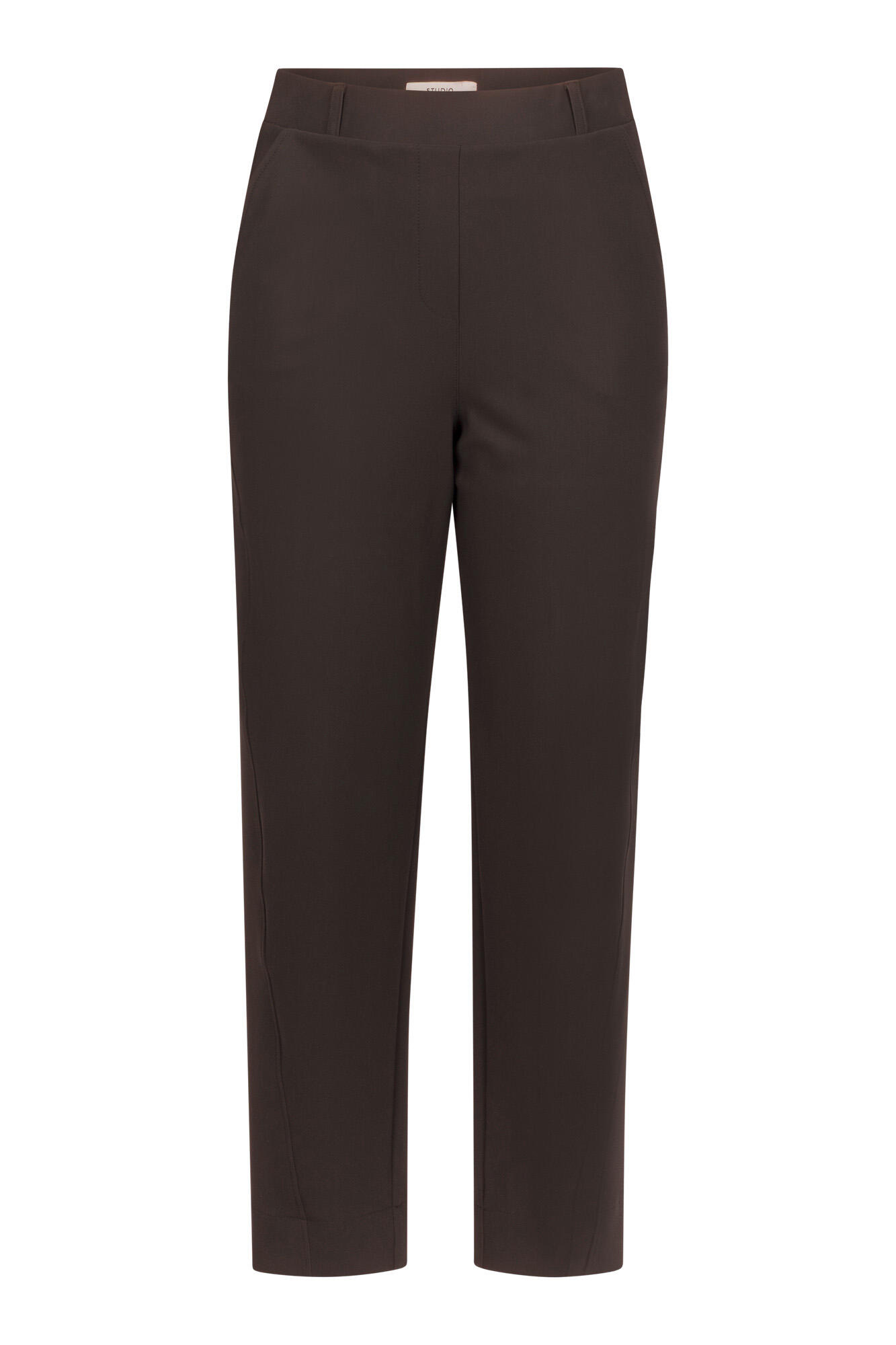Studio Anneloes - Marlise Barrel Trousers Espresso - Gr. - M