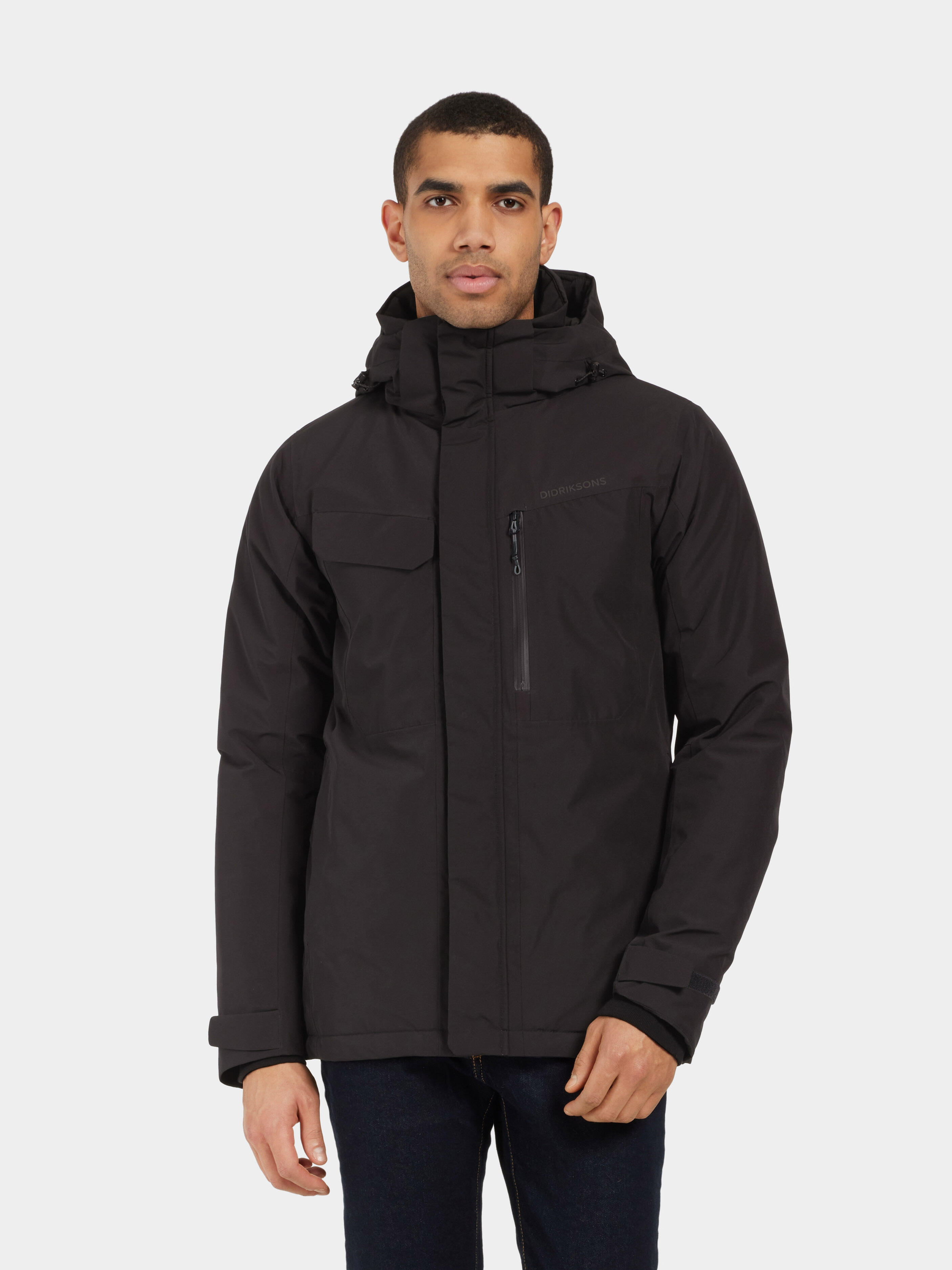Didriksons Herren Schwarz Funktionsjacke Stefan Usx Jkt, Größe Xl In - Bild 6
