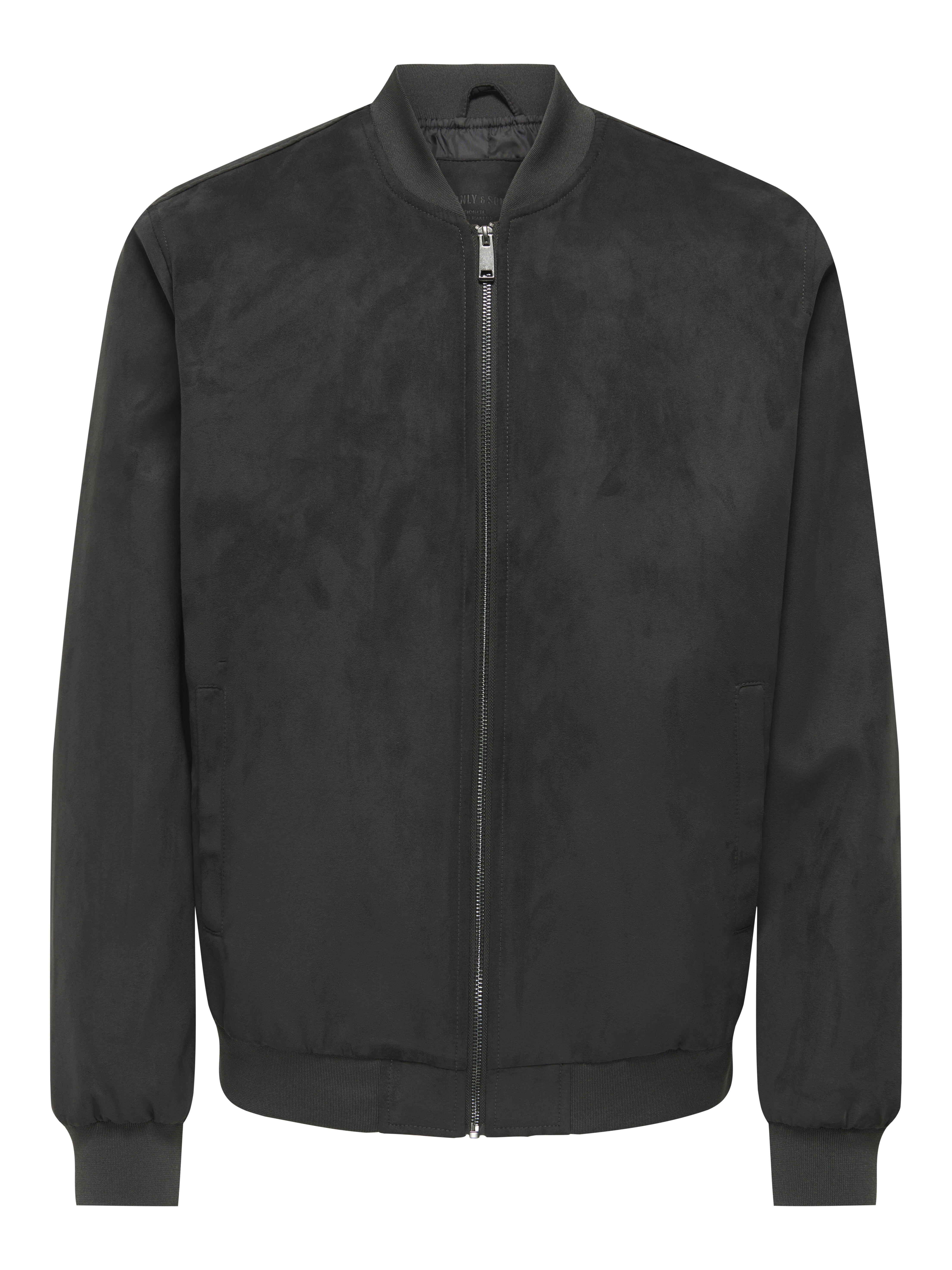 Only & Sons Herren Blouson Lederoptik Gr. XL Anthrazit - Bild 3
