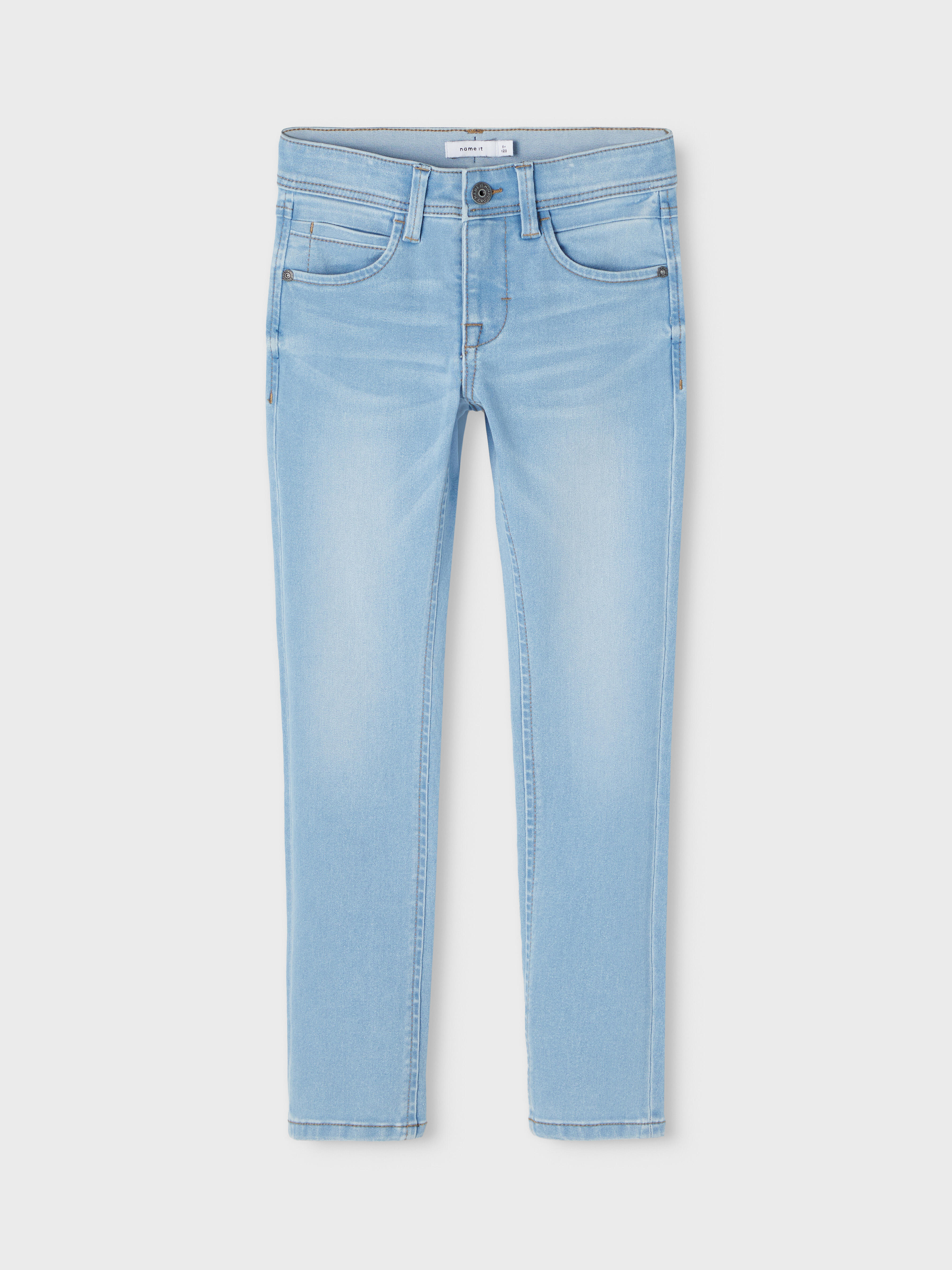 Name It - Nkmsilas Xslim Jeans 2002-Tx Noos Light Blue Denim - Gr. - 116 - Bild 2